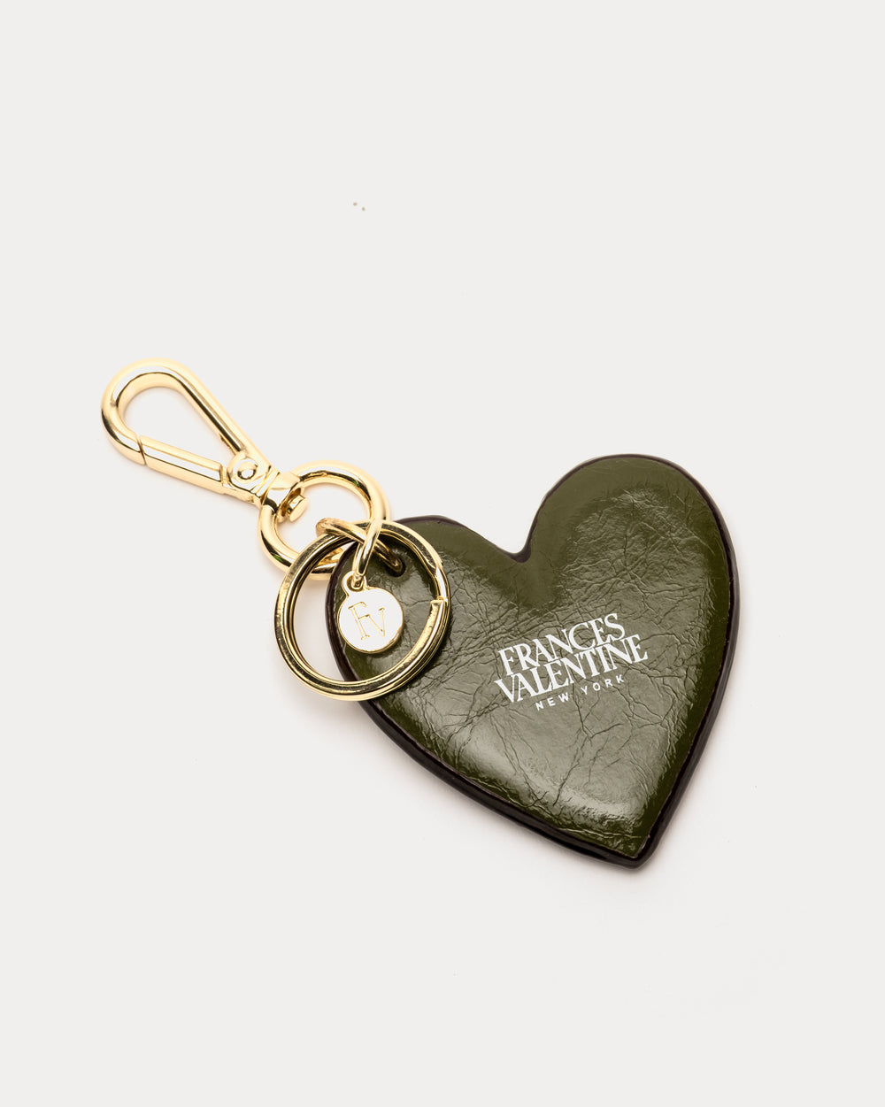 Katherine Frame Bag - Crinkled Leather Olive - Frances Valentine