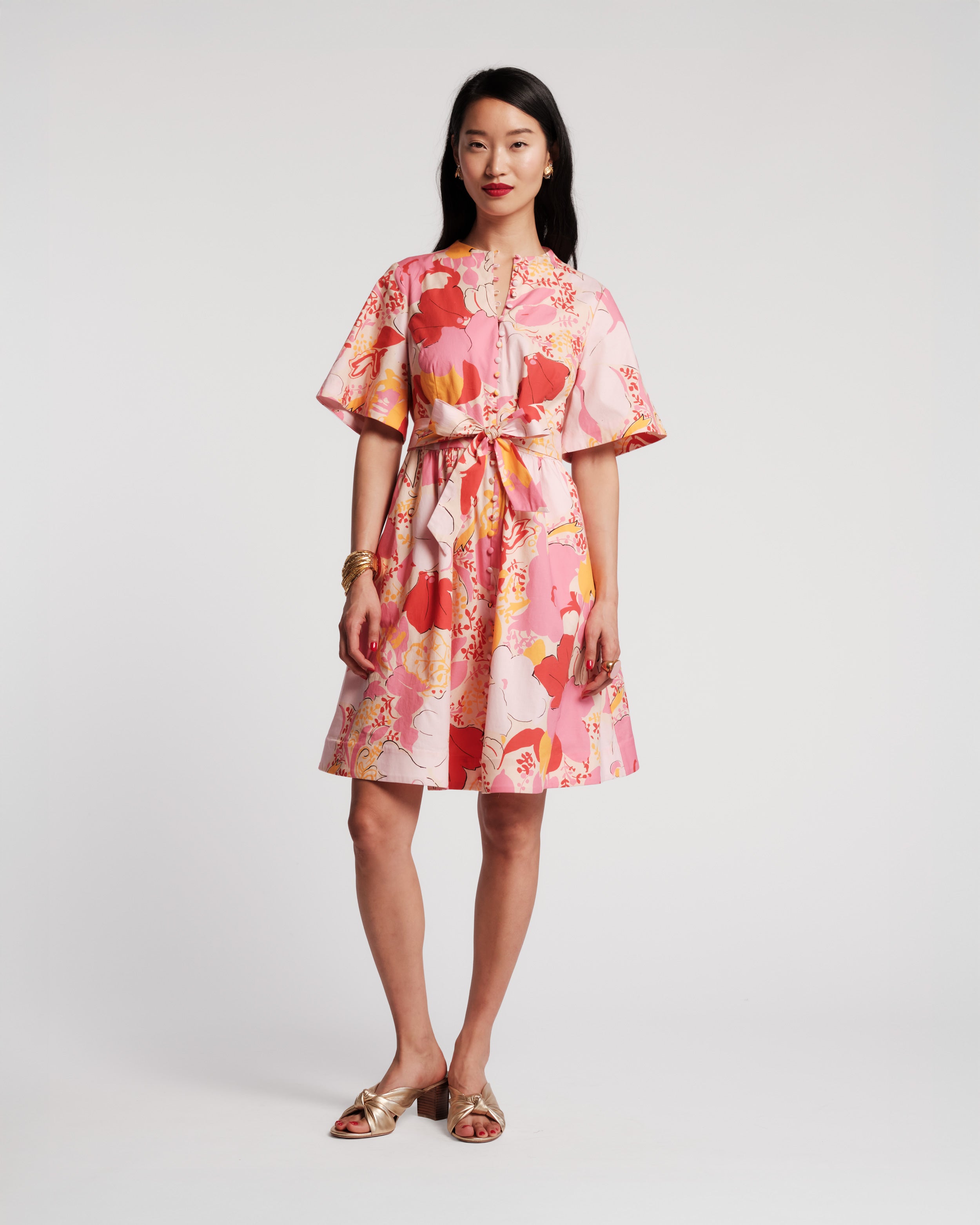 Nancy Dress - Wild Tulip – Frances Valentine