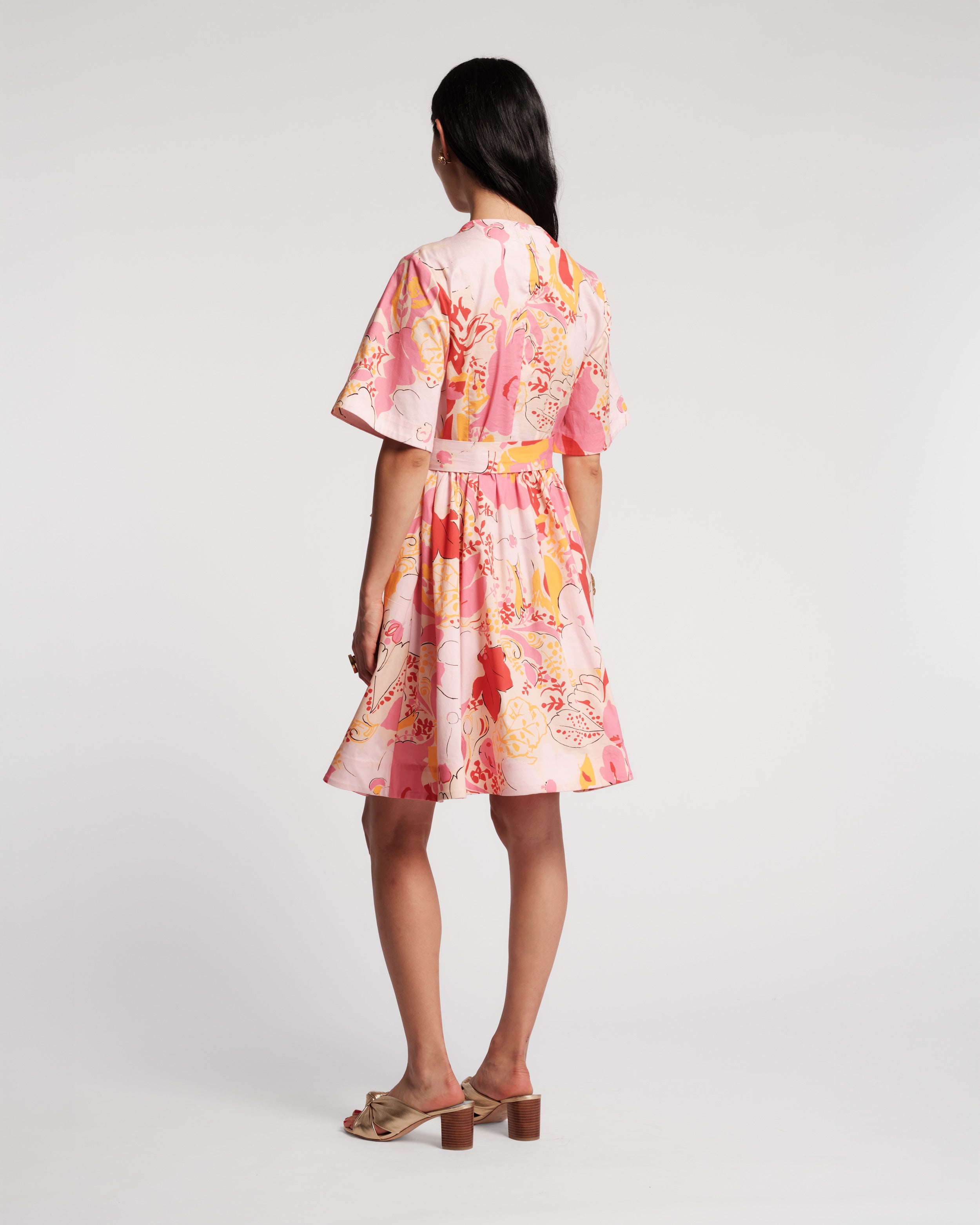 Nancy Dress - Wild Tulip – Frances Valentine