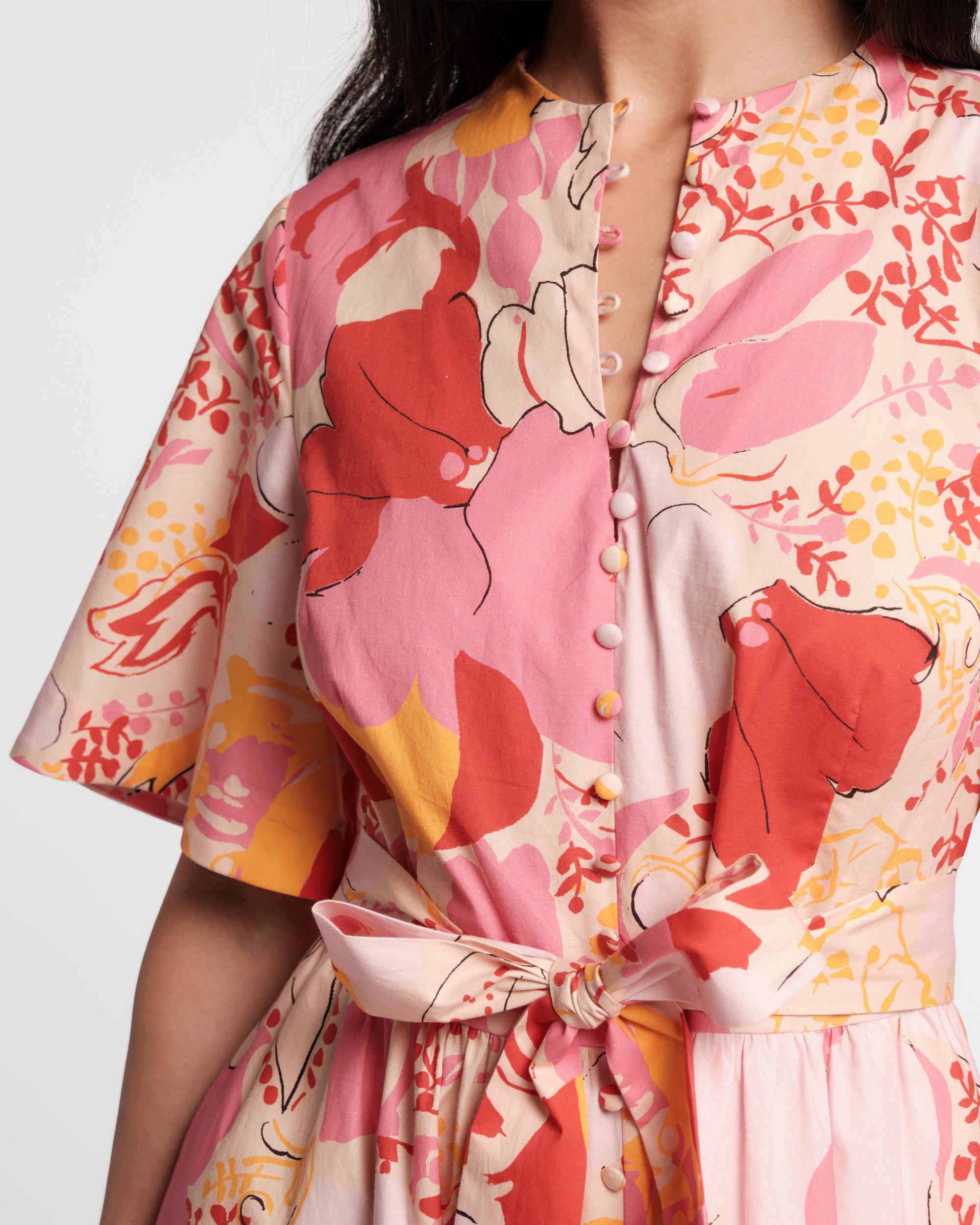 Nancy Dress - Wild Tulip – Frances Valentine