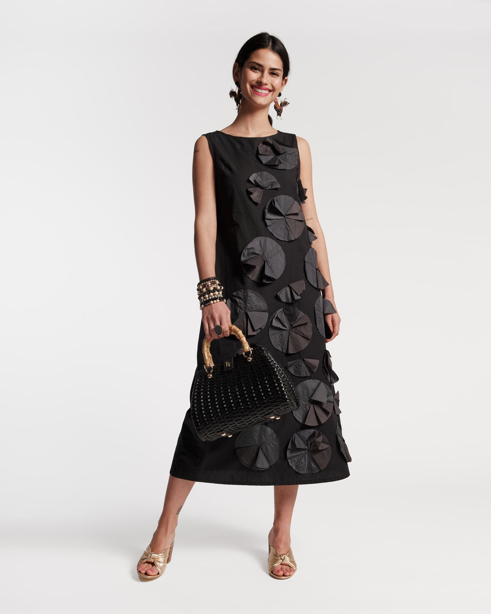 Origami Dress - Black - Frances Valentine