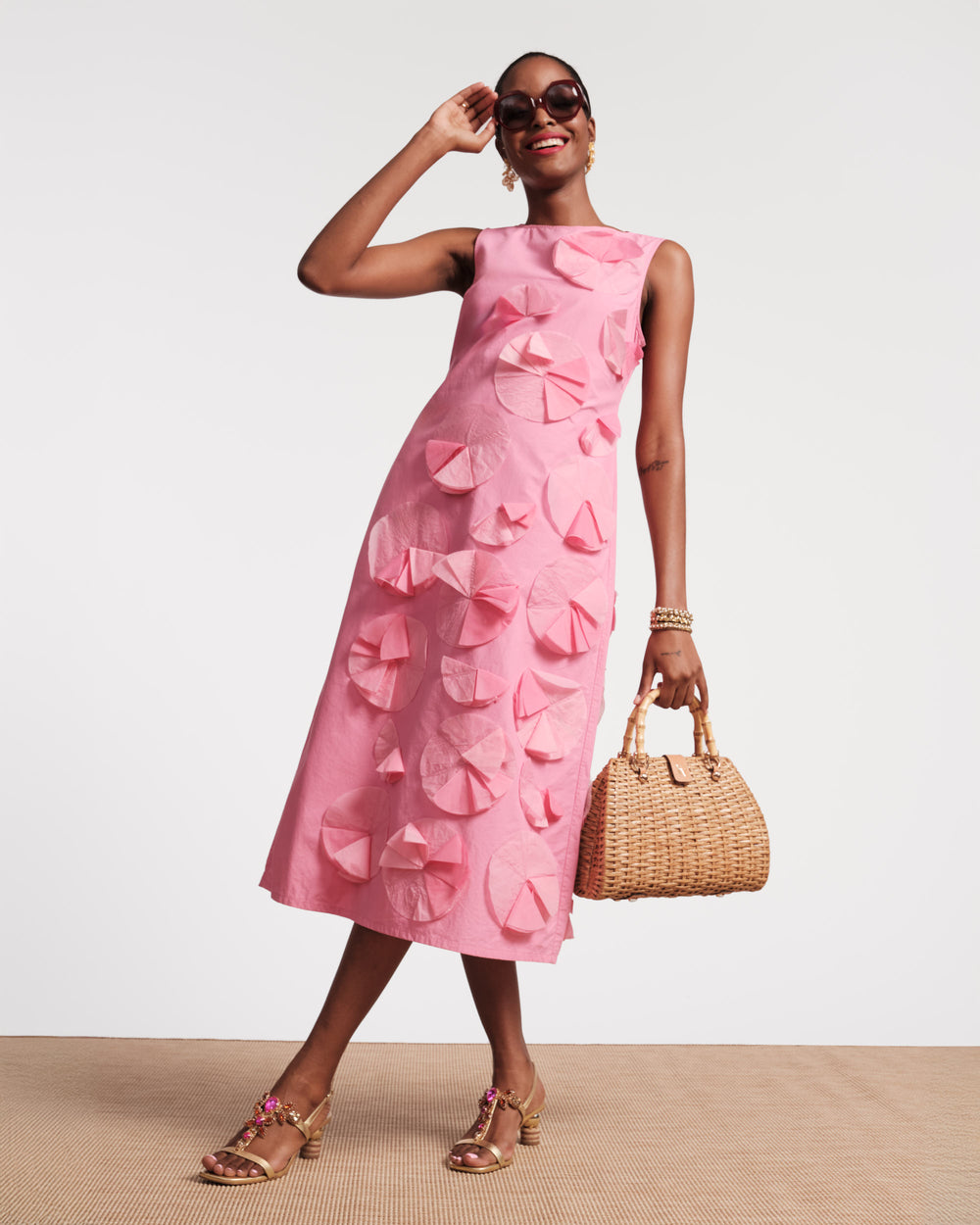 Origami Dress - Green
