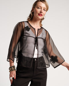 Parker Organza Swing Jacket - Frances Valentine