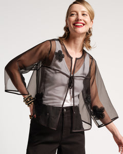 Parker Organza Swing Jacket - Frances Valentine