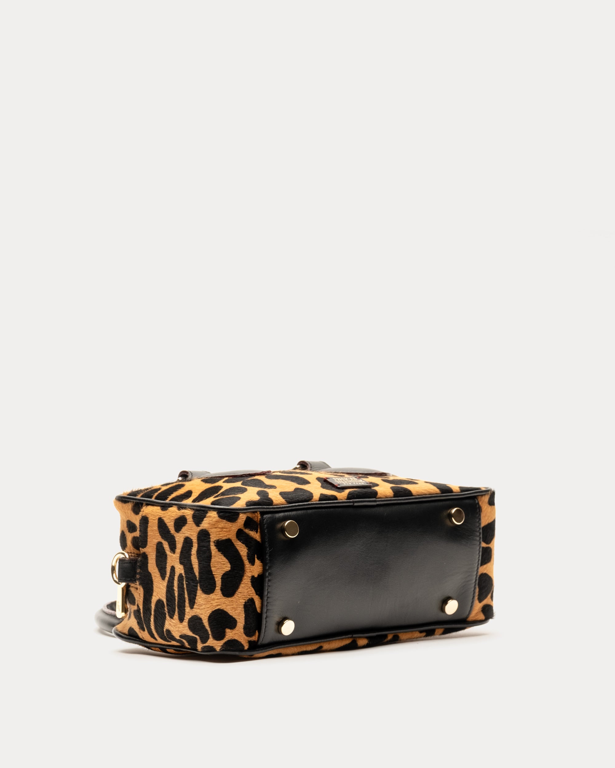 Paulie Box Bag Leopard Printed Haircalf