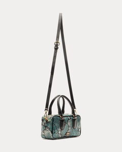 Paulie Snake Print Box Bag - Frances Valentine