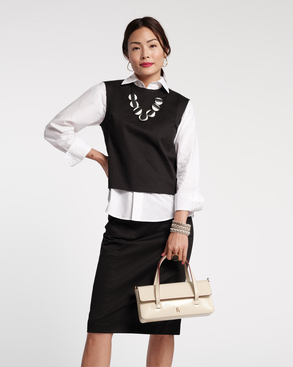 Pencil Skirt - Black - Frances Valentine