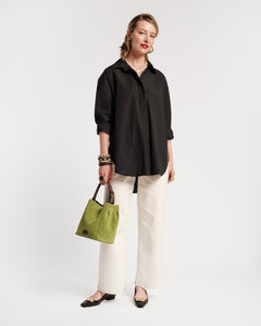 Small June Suede Hobo Shoulder Bag - Frances Valentine