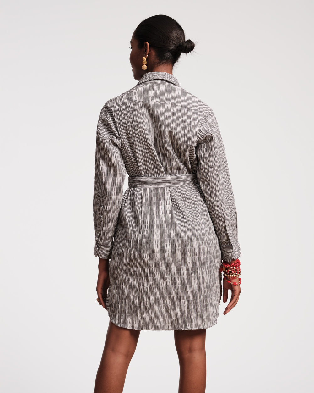 Perfect Shirtdress - Gray - Frances Valentine