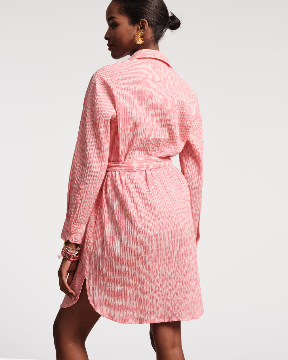 Perfect Shirtdress - Pink - Frances Valentine