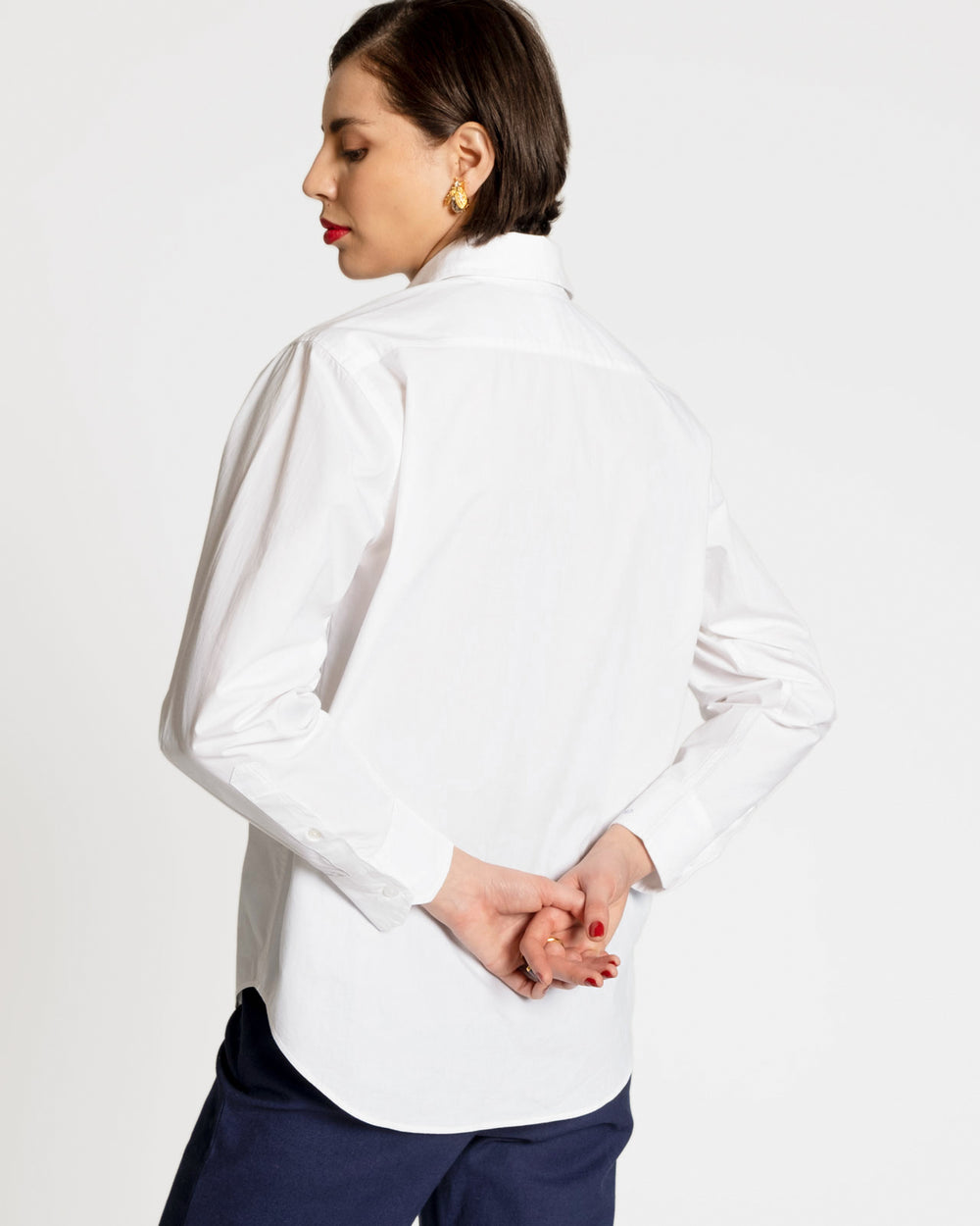 Perfect Button Down Shirt - White - Frances Valentine
