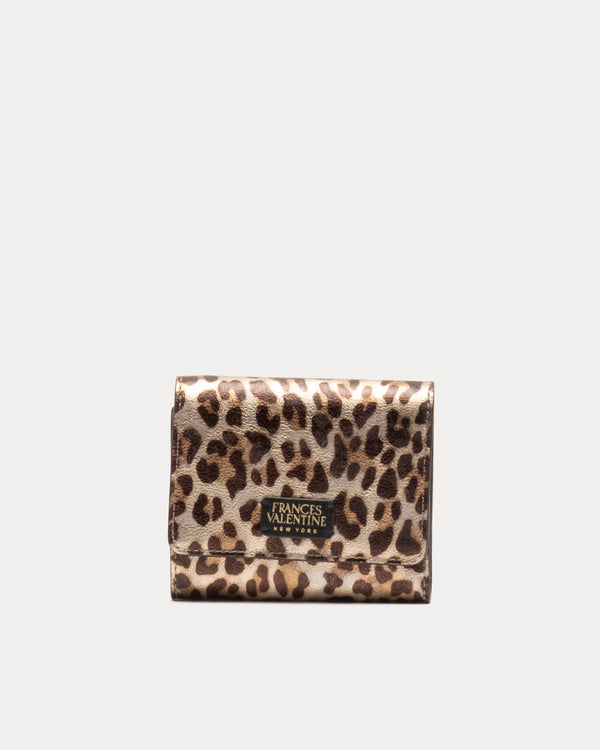 Perfect Wallet - Metallic Leopard Wallet Frances Valentine