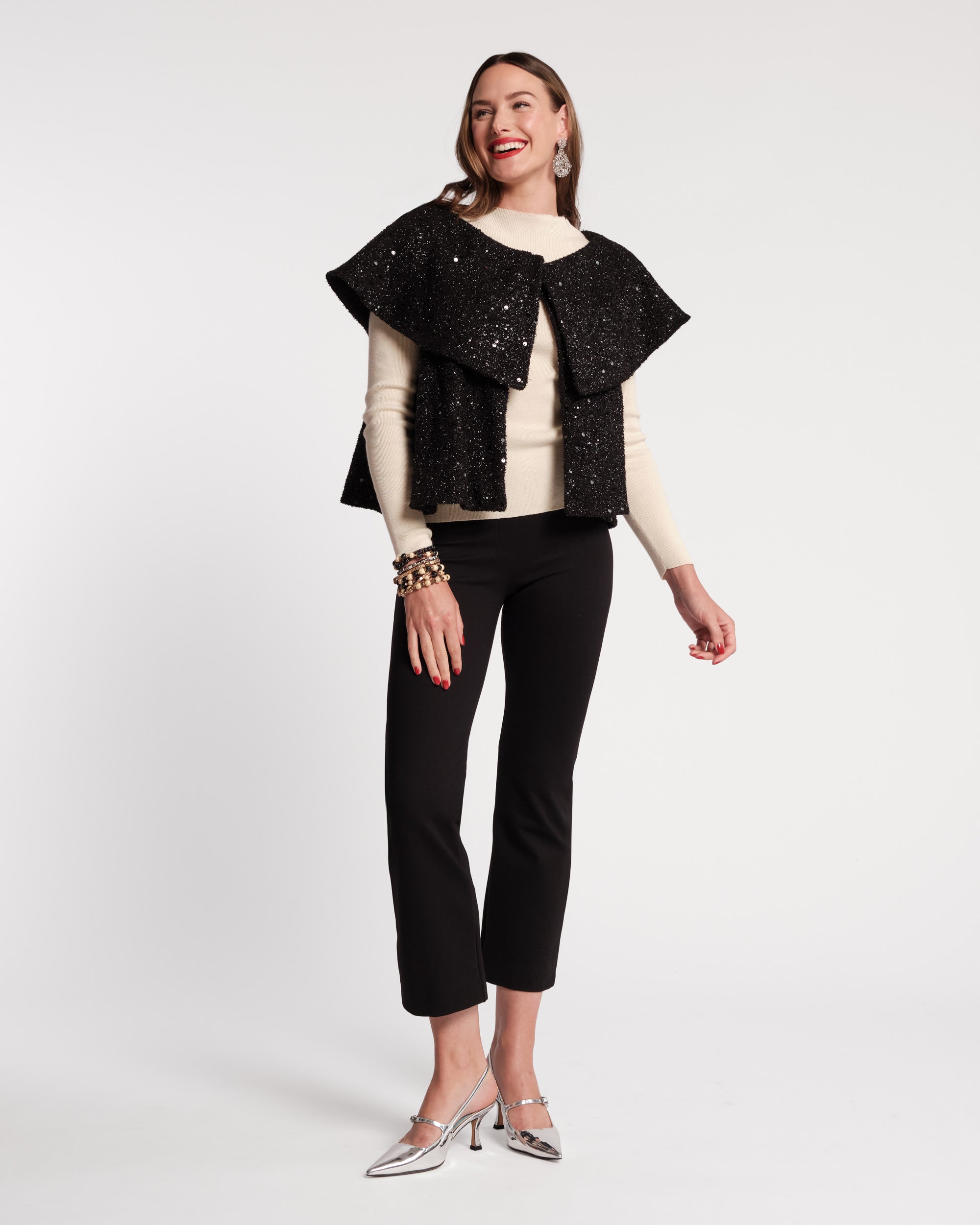 Peyton Sequin Swing Jacket