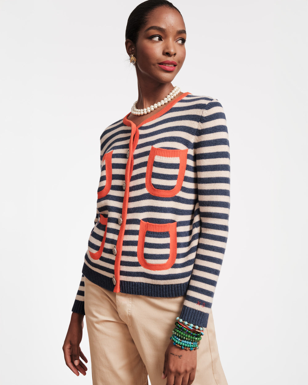 Pierre Stripe Sweater Sweater Frances Valentine