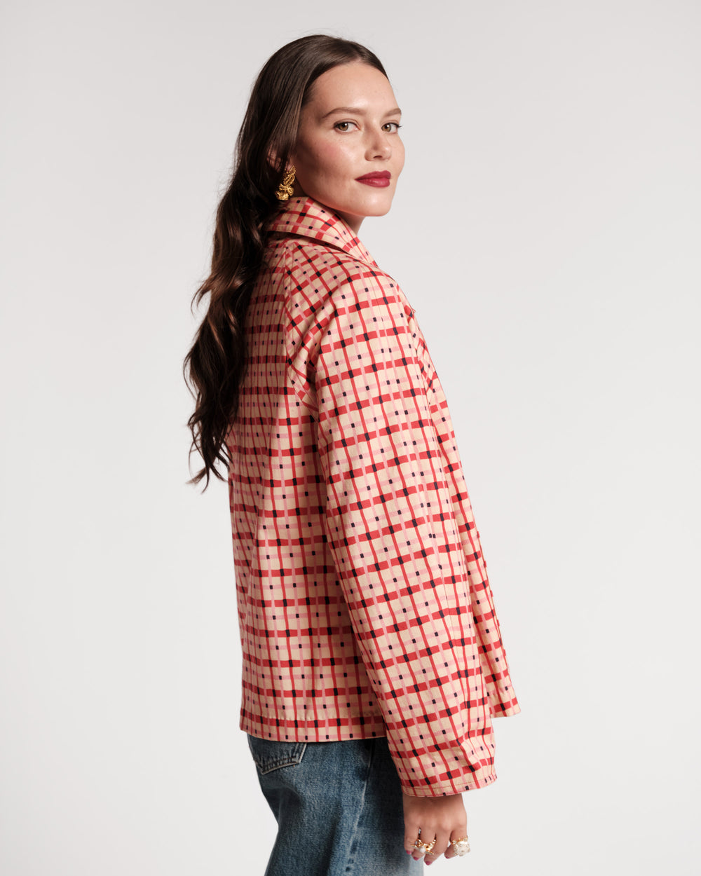 Short Spiffy Trench - Lollipop Lattice