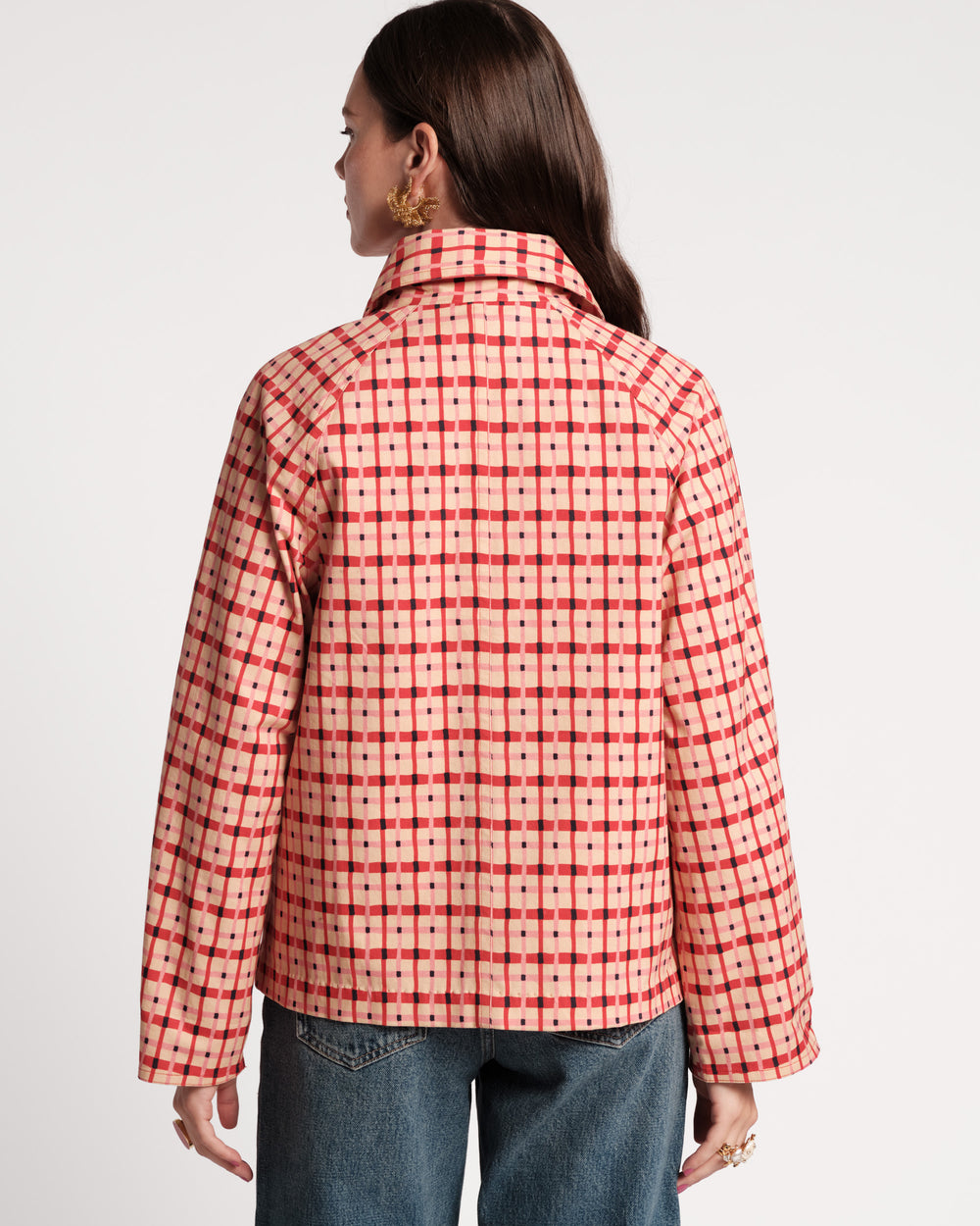 Short Spiffy Trench - Lollipop Lattice