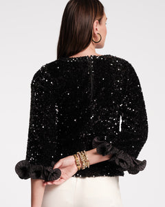 Plaza Sequin Top - Frances Valentine