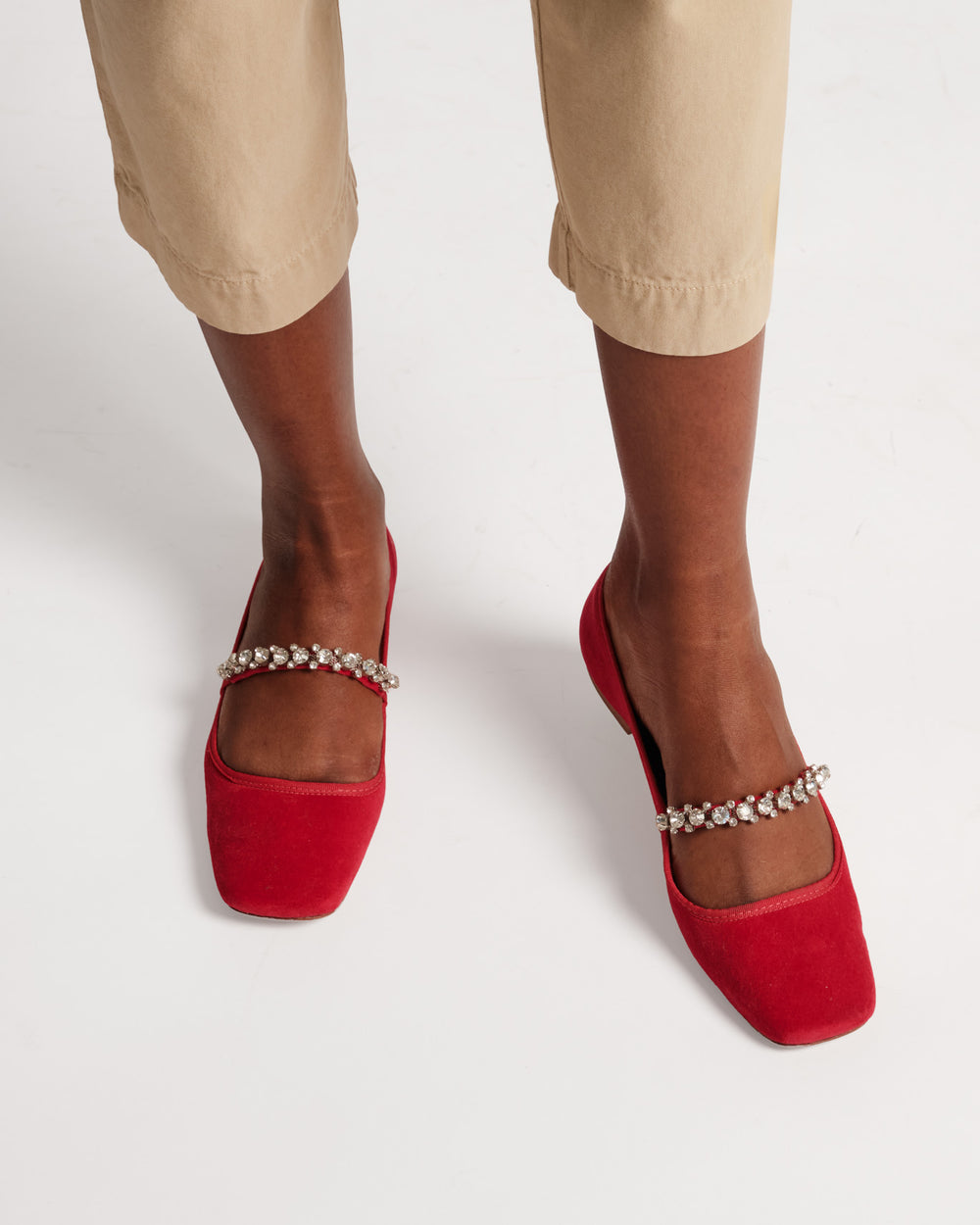 Precious Mary Jane - Velvet Red - Frances Valentine
