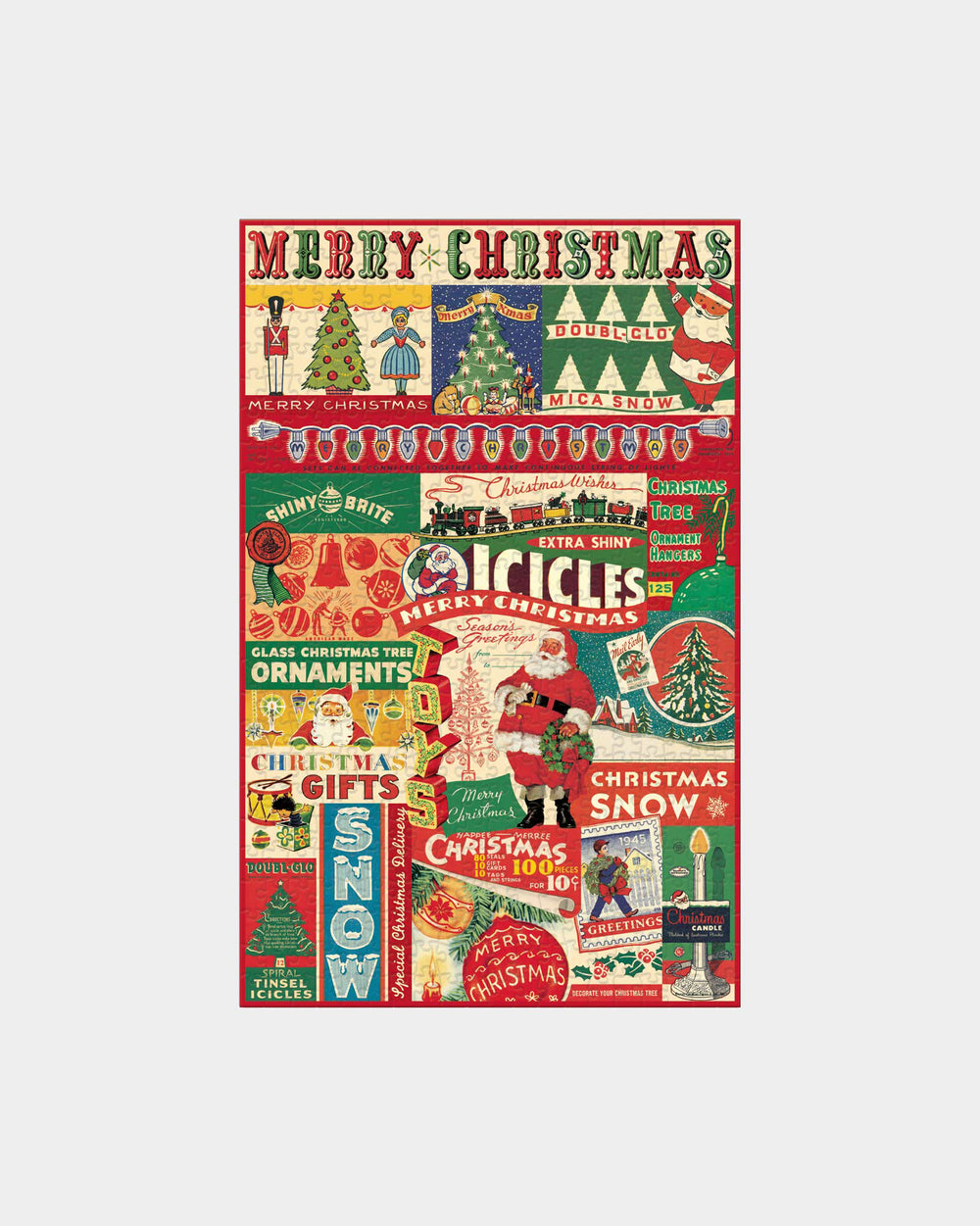 Vintage Christmas Puzzle Gift Cavallini & Co