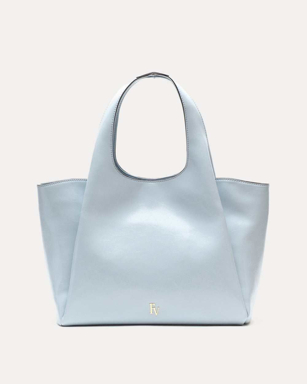 Portia Crinkled Leather Leather Light Blue OS Frances Valentine