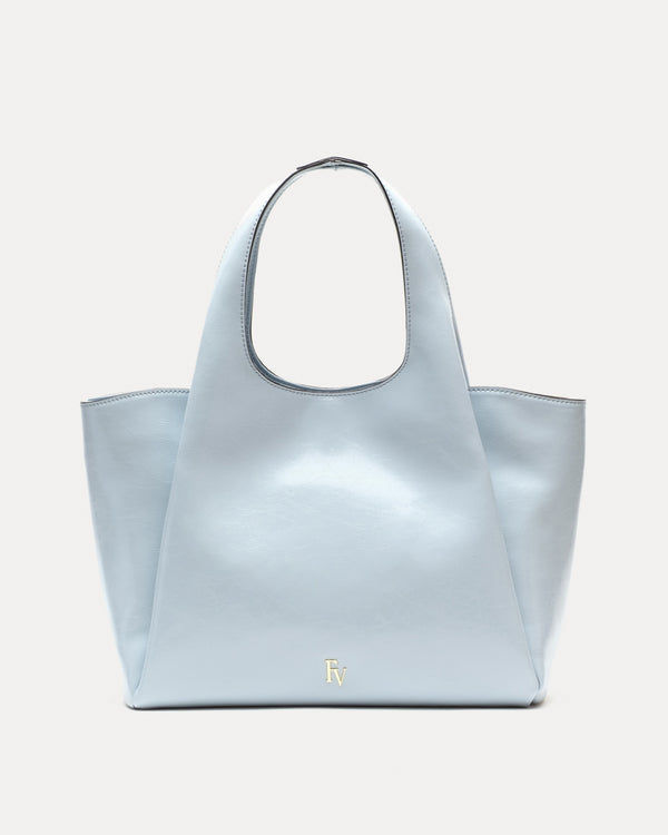 Portia Crinkled Leather Leather Light Blue OS Frances Valentine