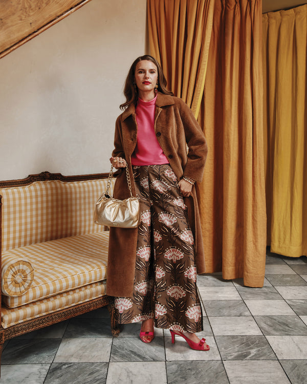 Palazzo Pant - Heirloom Floral Pants Frances Valentine