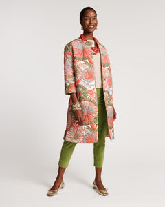 Park Quilted Coat Starburst Print - Frances Valentine