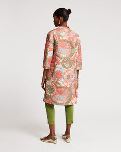 Park Quilted Coat Starburst Print - Frances Valentine