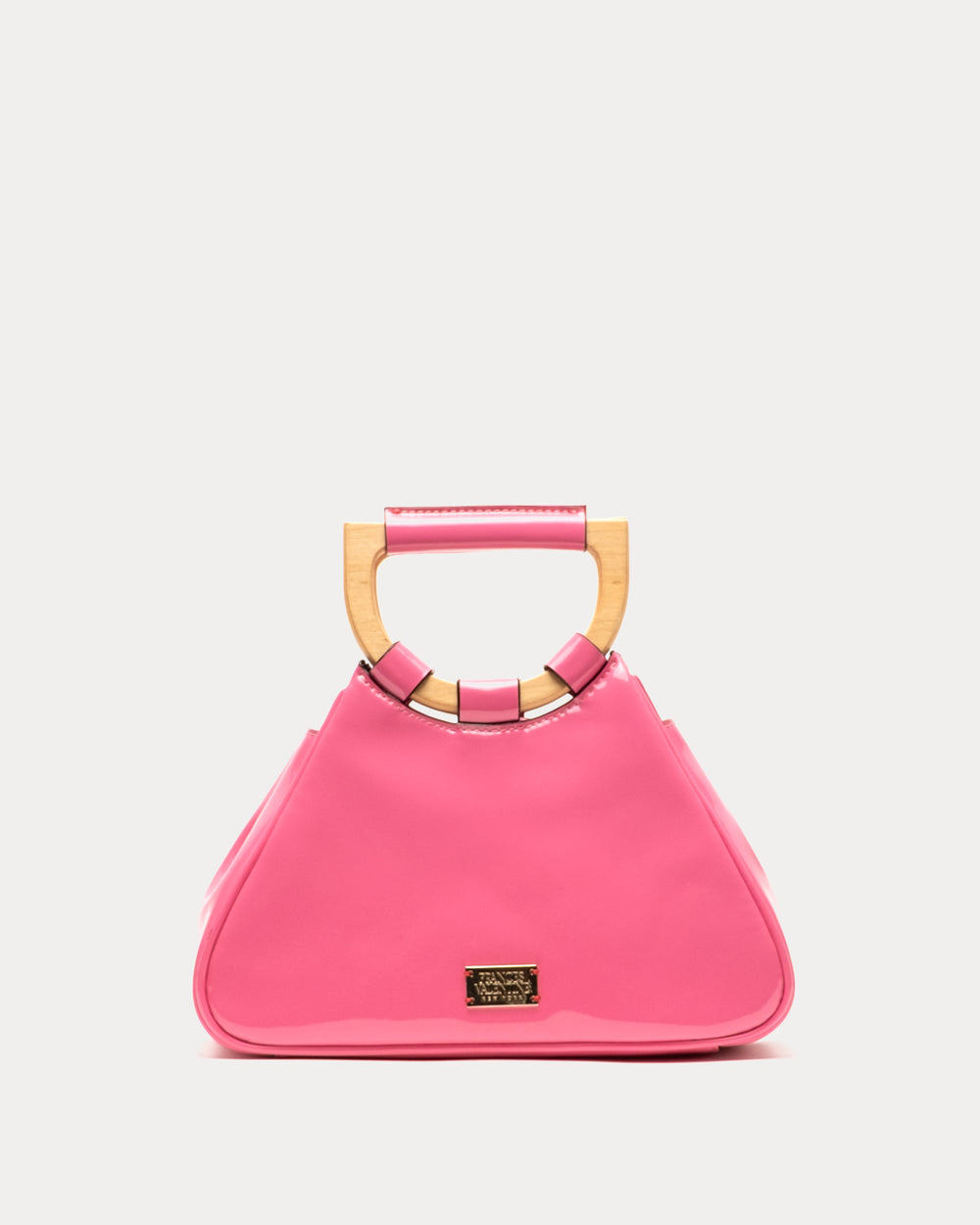 Raye Tote w/Crossbody Soft Patent Leather Pink OS Frances Valentine