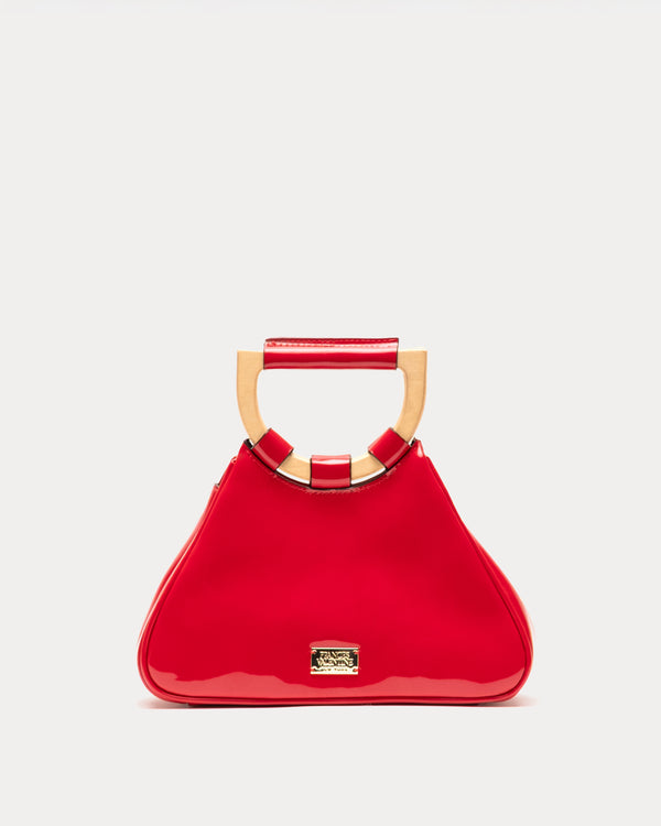 Raye Tote - Red Evening Bag Frances Valentine