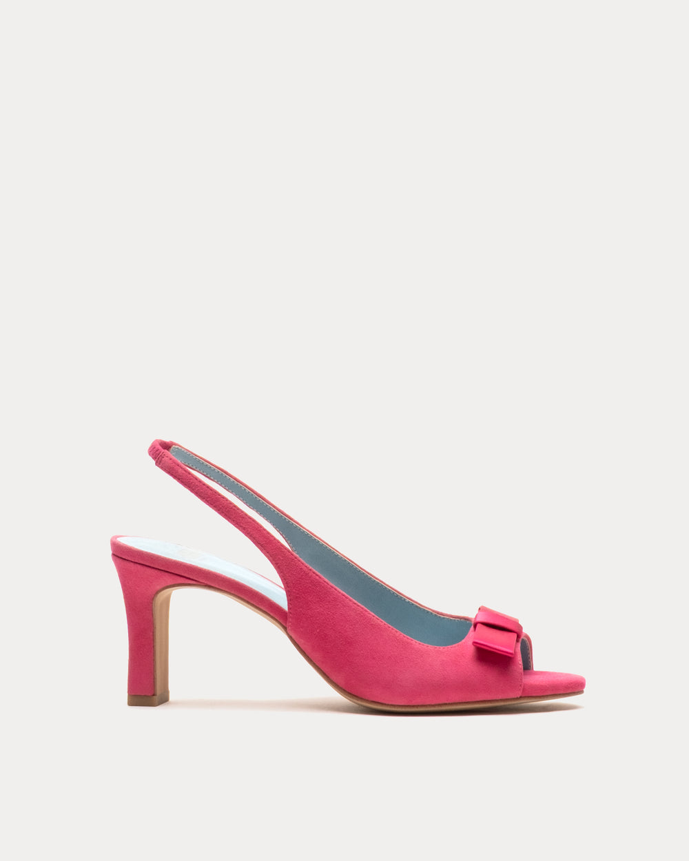 Reese Suede Slingback - Raspberry Heels Frances Valentine