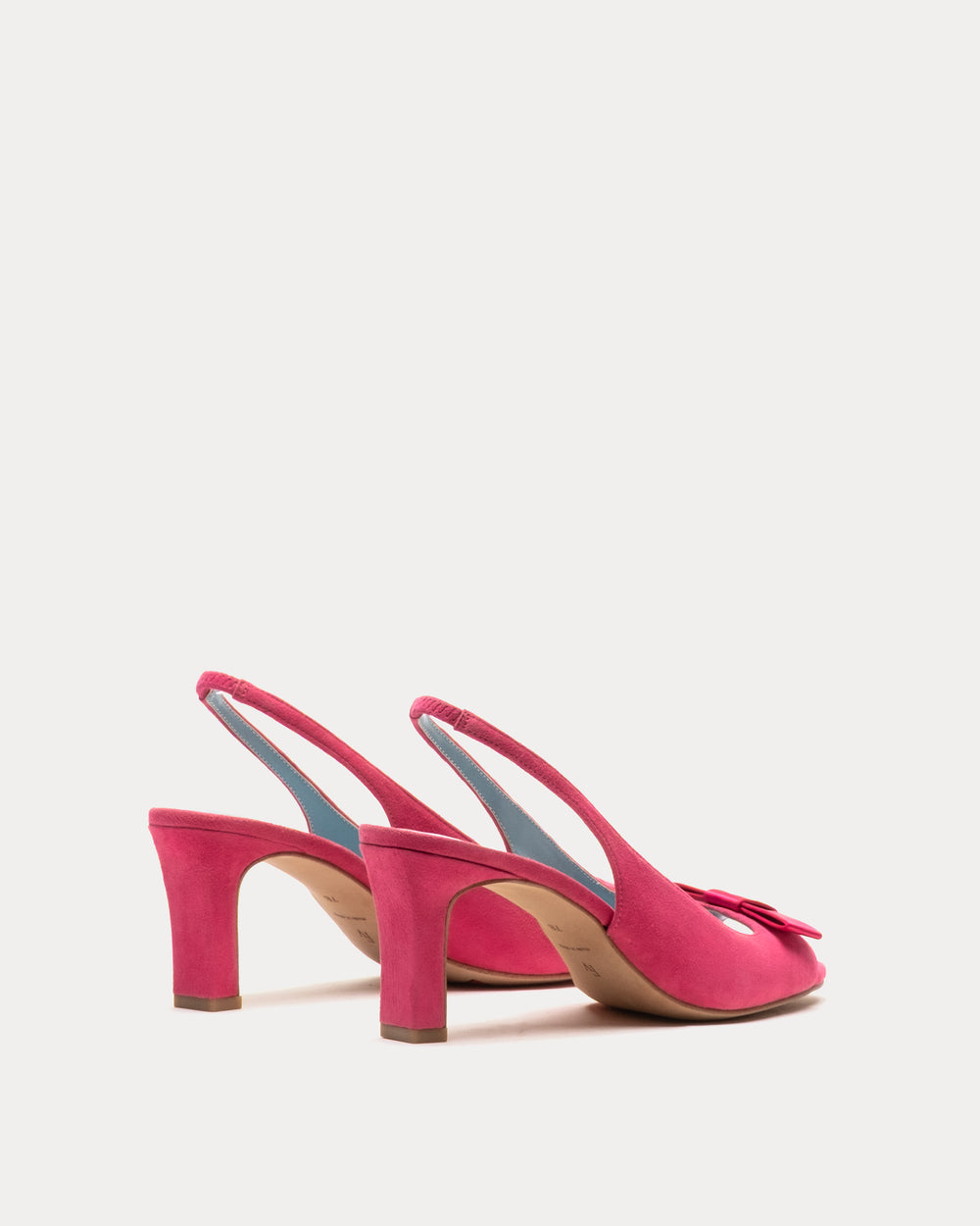 Reese Suede Slingback - Raspberry Heels Frances Valentine