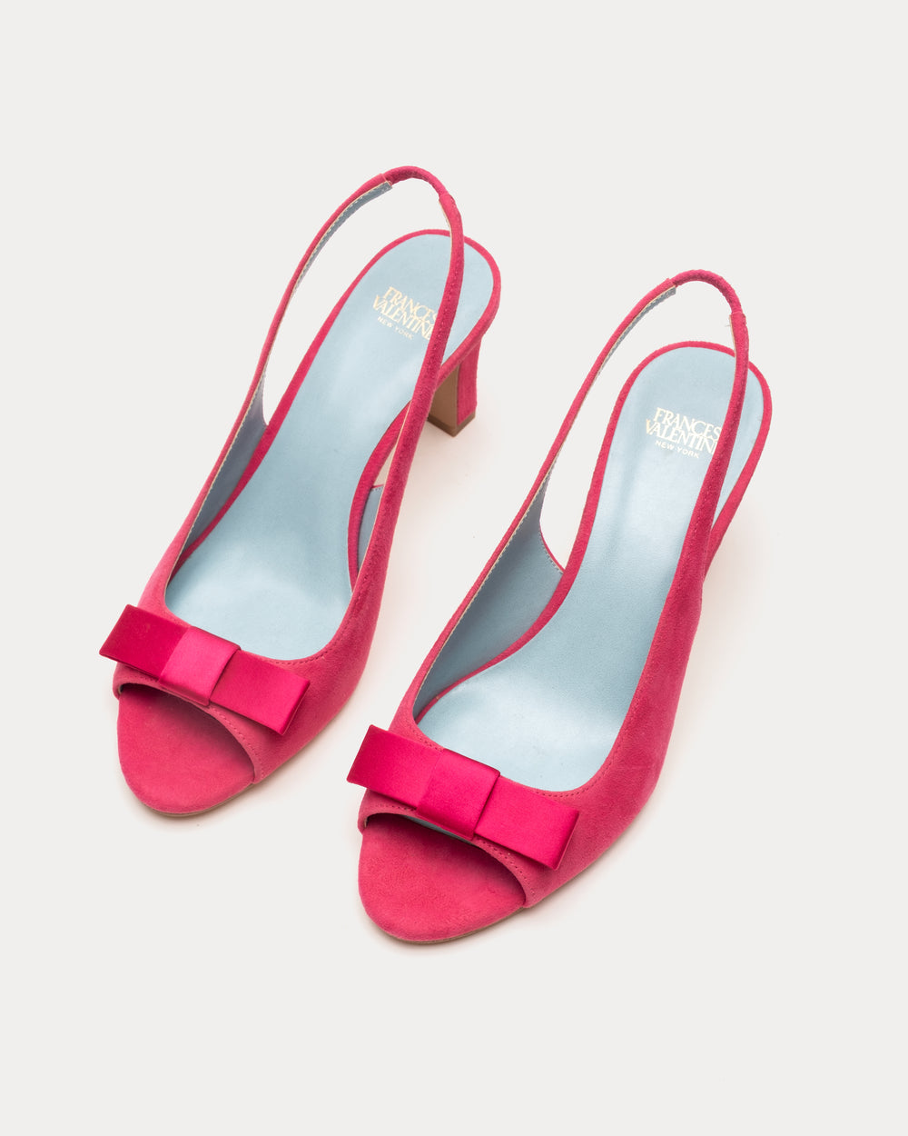 Reese Suede Slingback - Raspberry Heels Frances Valentine