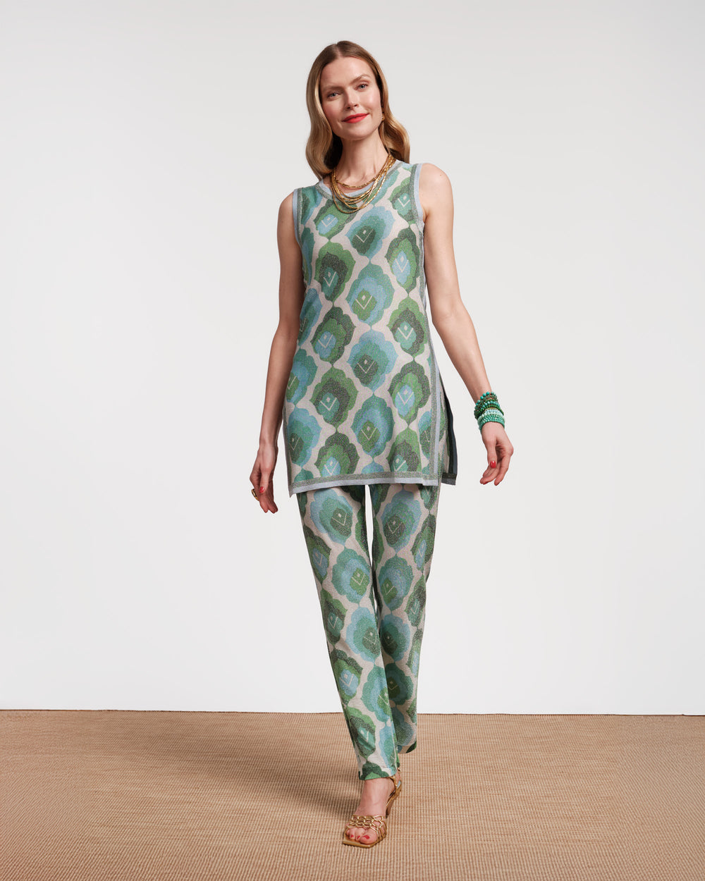 Robbie Top - Graphic Leaf - Frances Valentine