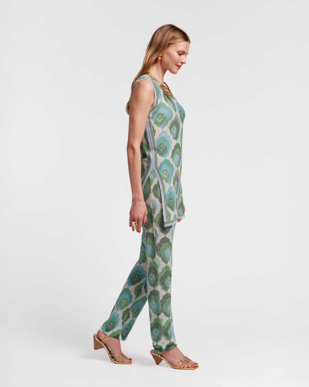 Robbie Top - Graphic Leaf - Frances Valentine