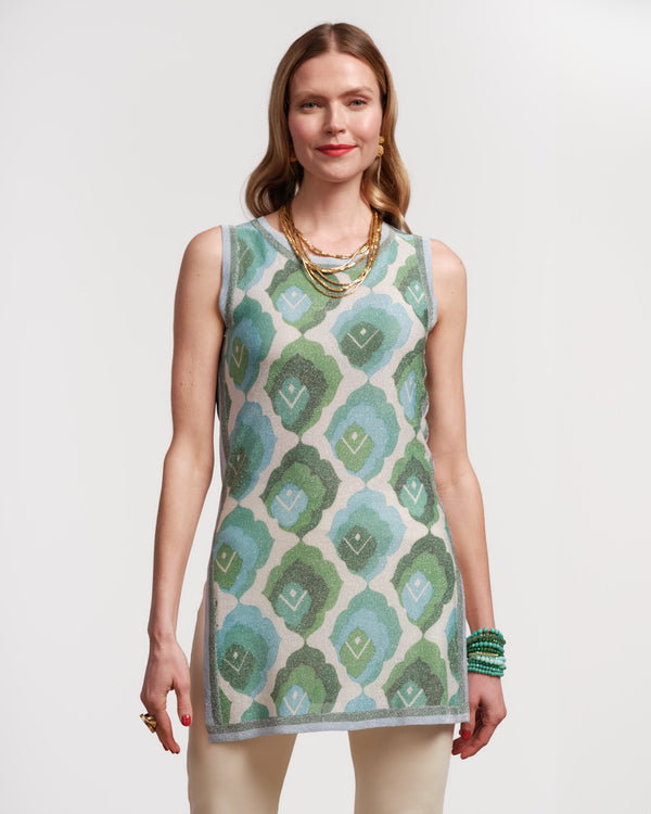 Robbie Top - Graphic Leaf - Frances Valentine