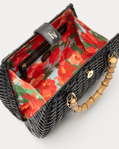 Rooster Wicker Bag Red - Frances Valentine