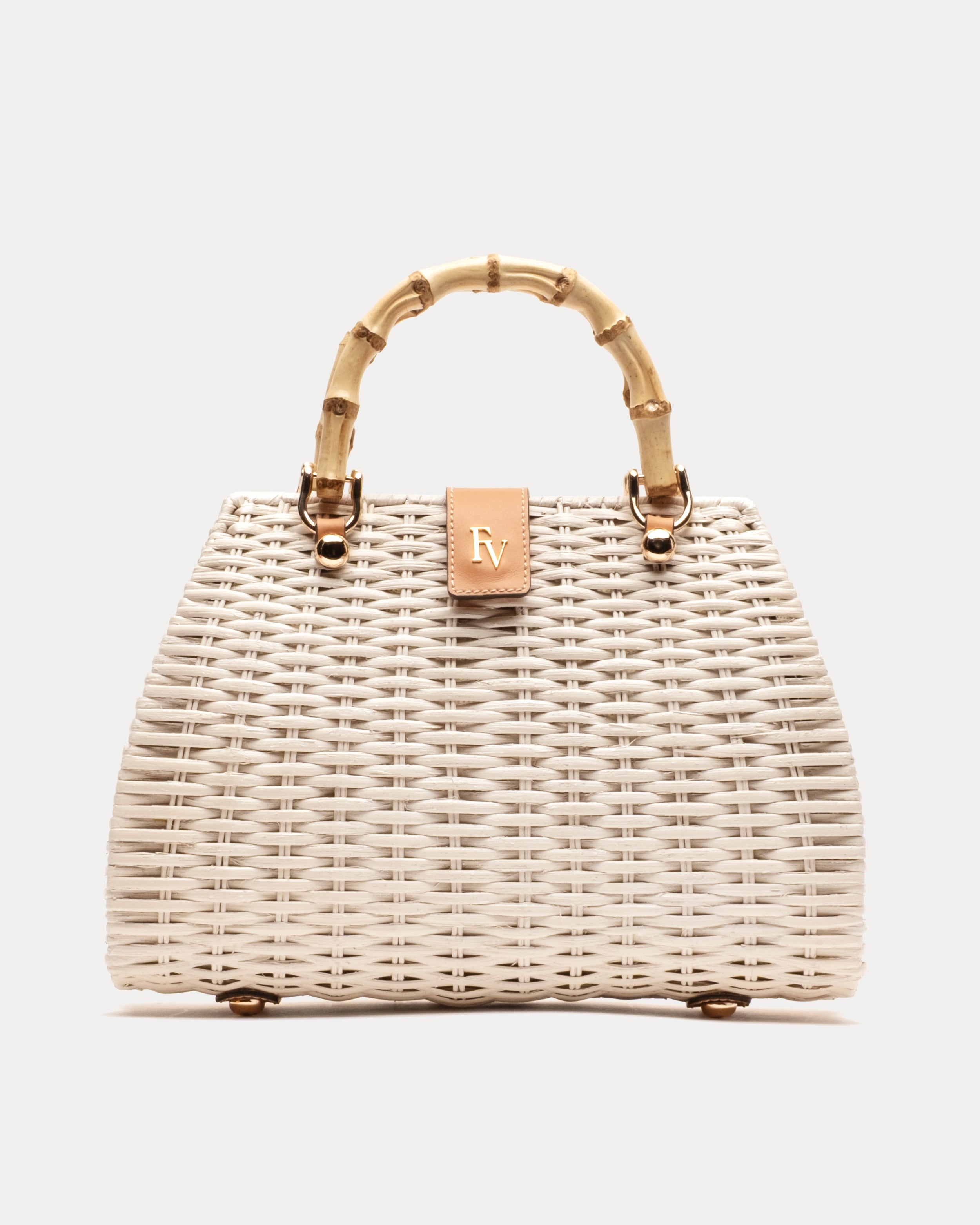Rooster Wicker Basket - Off White – Frances Valentine