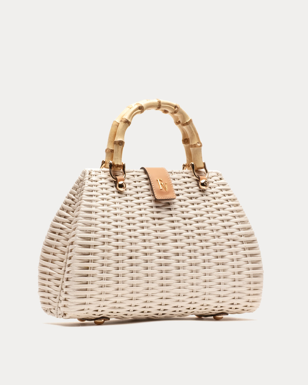 Rooster Wicker Basket - Off White Basket Frances Valentine