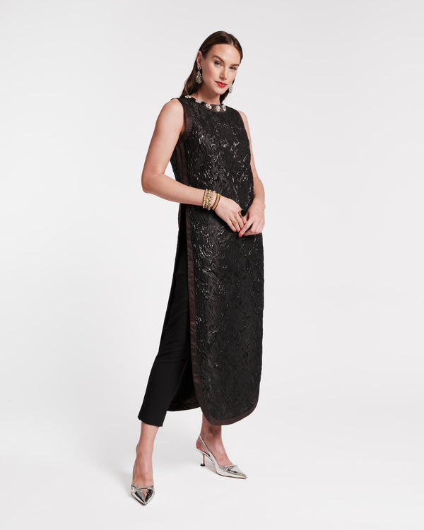 Sabrina Jacquard tunic Tops Frances Valentine