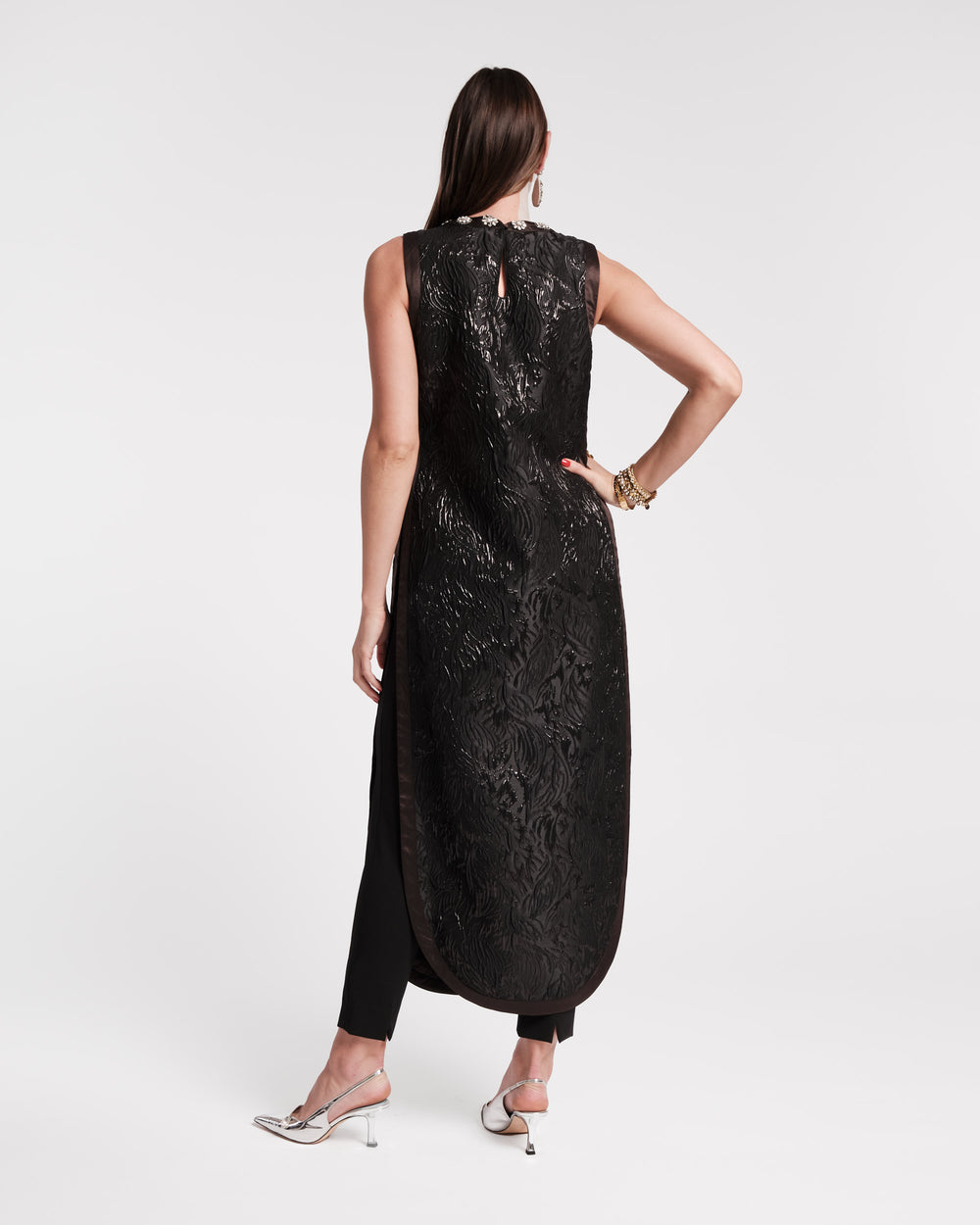 Sabrina Jacquard tunic Tops Frances Valentine