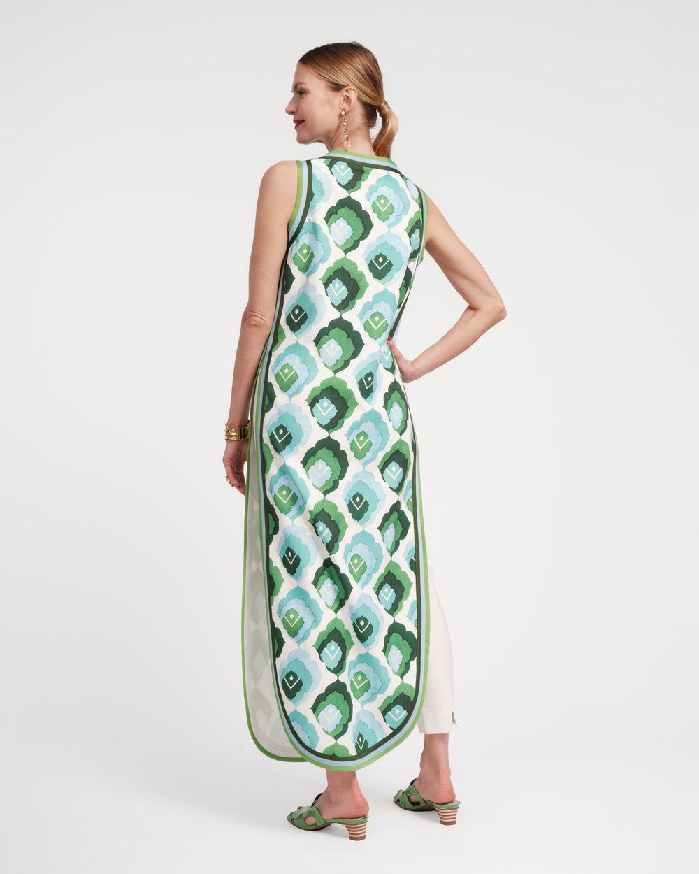 Sabrina Top - Graphic Leaf - Frances Valentine