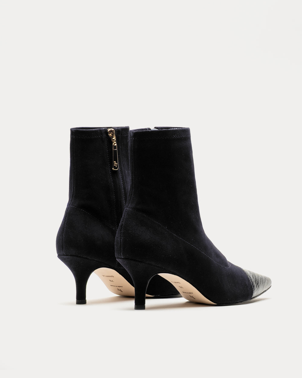 Serena Boot - Stretch Suede Black - Frances Valentine