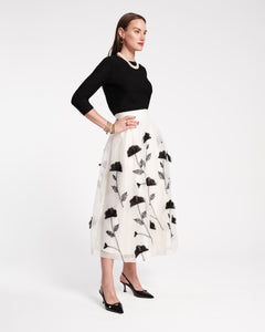 Shea Maxi Skirt Organza Flower - Frances Valentine