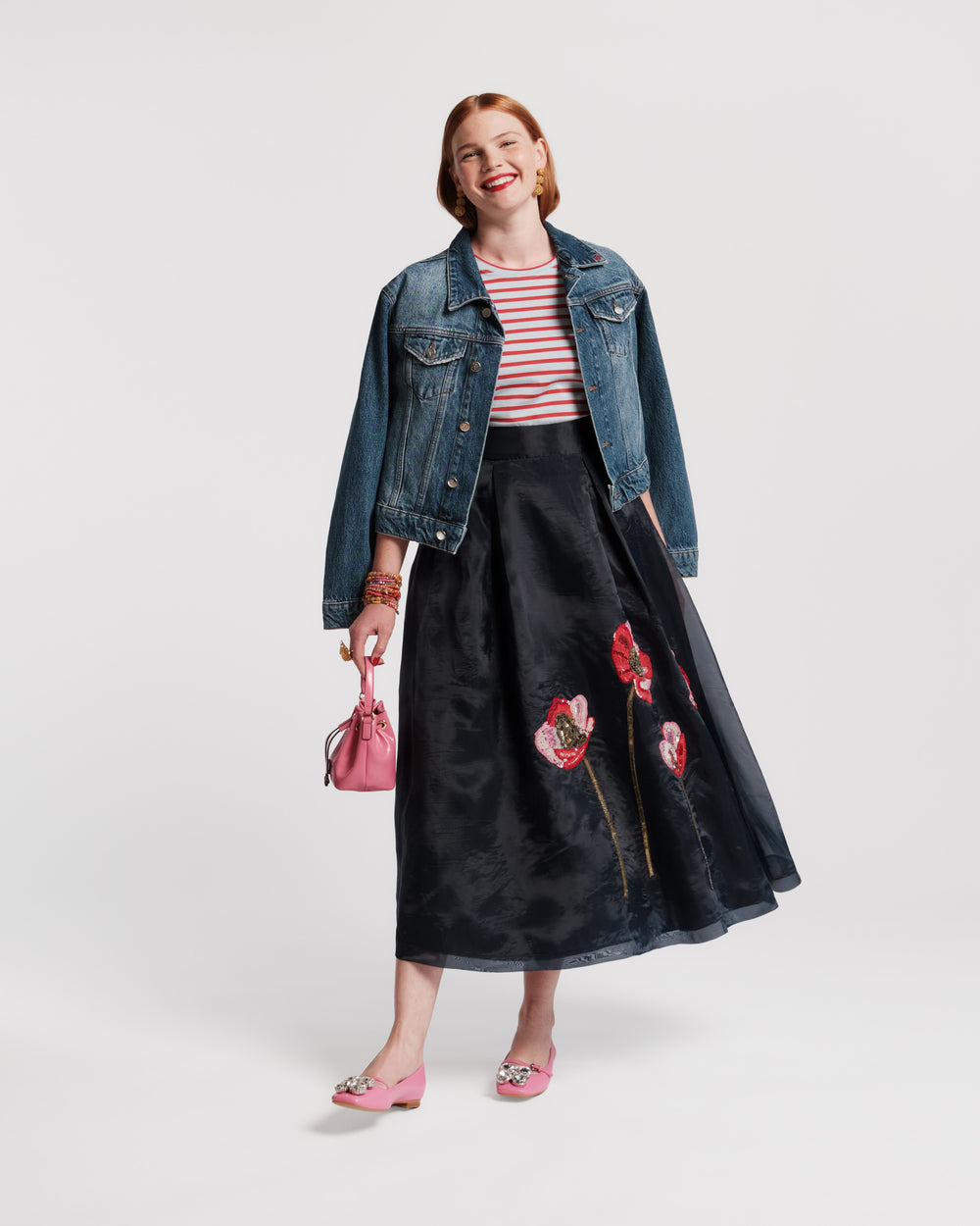 Shea Maxi Skirt - Paradise Poppy - Frances Valentine