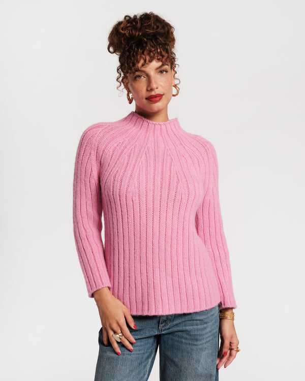 Shelby Sweater - Pink Sweater Frances Valentine
