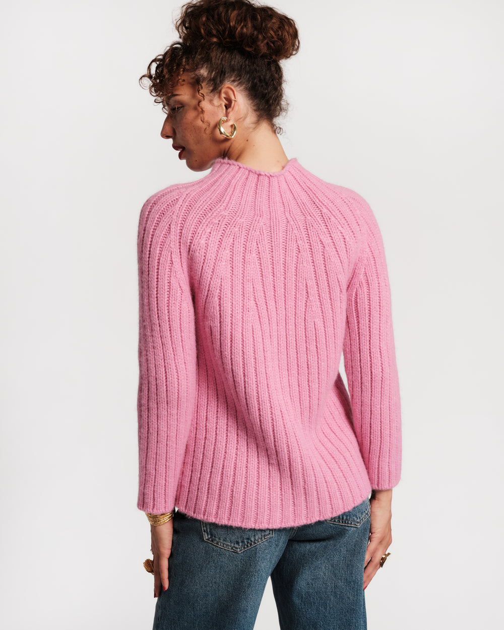 Shelby Sweater - Pink Sweater Frances Valentine