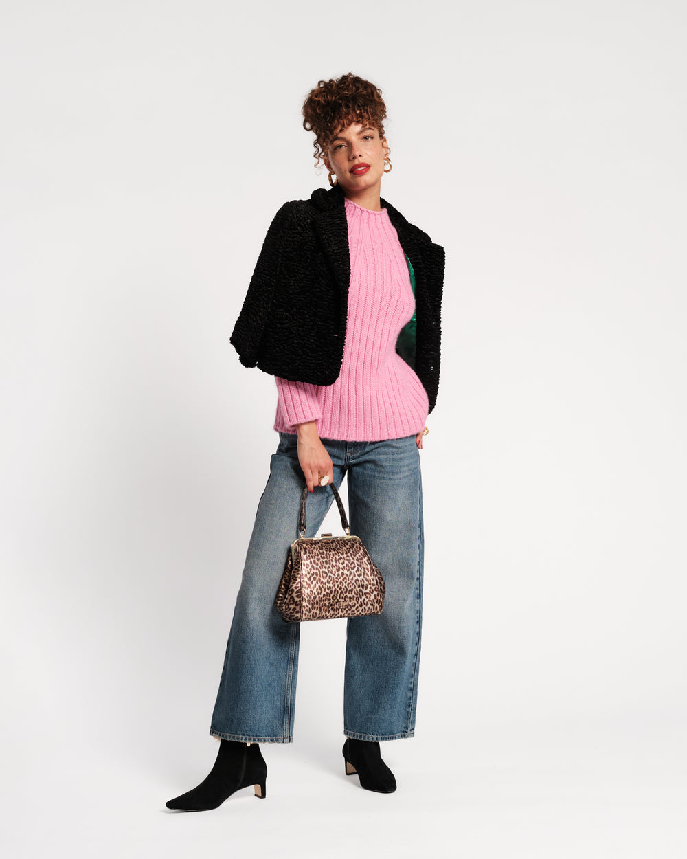 Shelby Sweater - Pink Sweater Frances Valentine