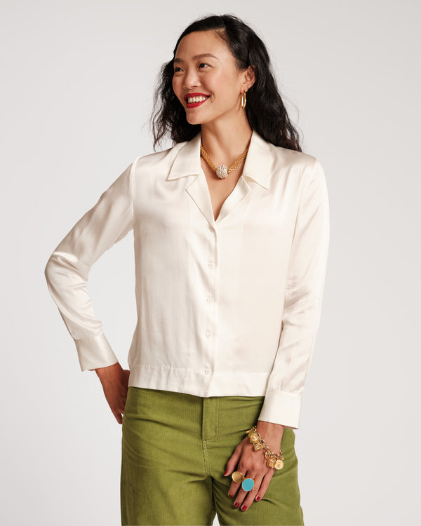 Katherine Silk Blouse - Frances Valentine