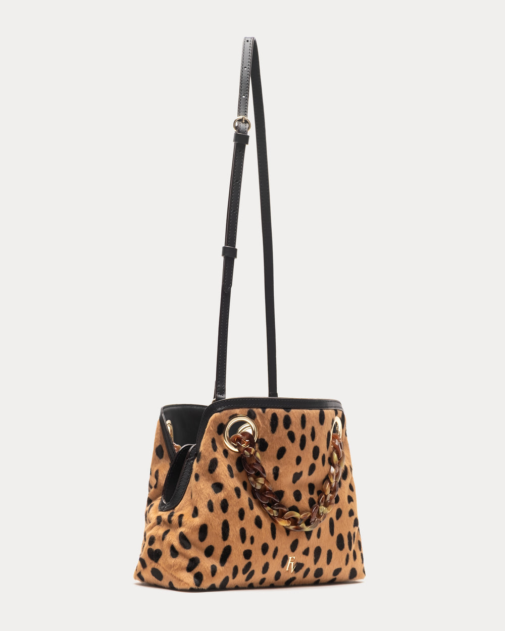 Skip Tote - Cheetah Faux Fur Handbag Frances Valentine